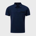 Getextureerde Poloshirt voor Heren