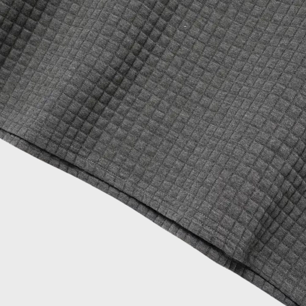 Getextureerde Poloshirt voor Heren