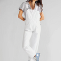 Fianna | Denim Tuinbroek met Gekruiste Rugdetail voor Dames