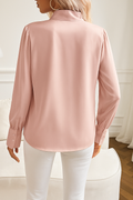 Blouse met Strikdetail en Lange Mouwen voor Dames