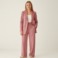 Sophia | Double-Breasted Blazer met Wide Leg Pantalon voor Dames