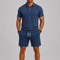 Set met Poloshirt en Korte Broek voor Heren