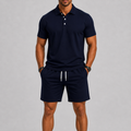 Set met Poloshirt en Korte Broek voor Heren