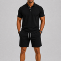 Set met Poloshirt en Korte Broek voor Heren