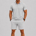 Set met Poloshirt en Korte Broek voor Heren