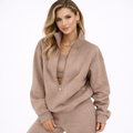 Noor | Half-Zip Fleece Lounge Set voor Dames