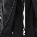 Raffaele | Zip-Up Leren Jas met Capuchon voor Dames