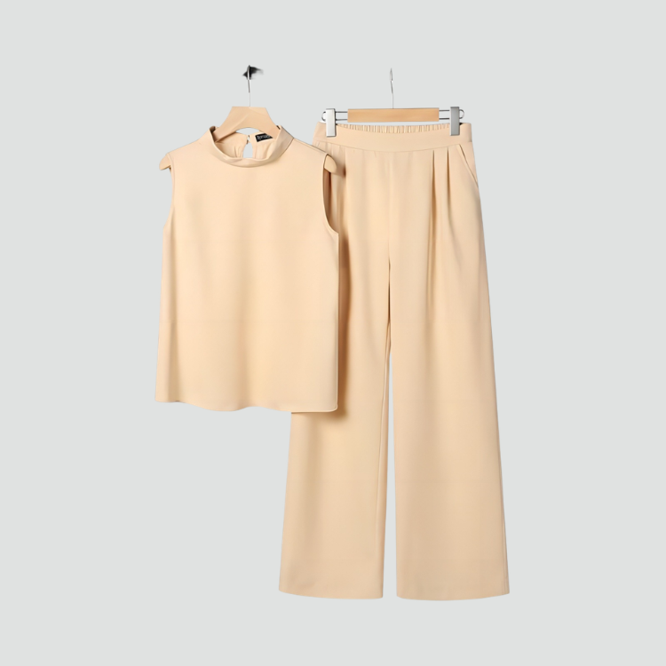 Broekpak met Wijde Pijp Broek voor Dames