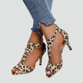 Open Teen Sandalen met Blokhak voor Dames