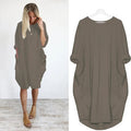 Floor | Oversized Jurk met Steekzakken voor Dames