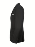 Slim Fit Driedelig Pak met Gilet en Notchkraag voor Heren