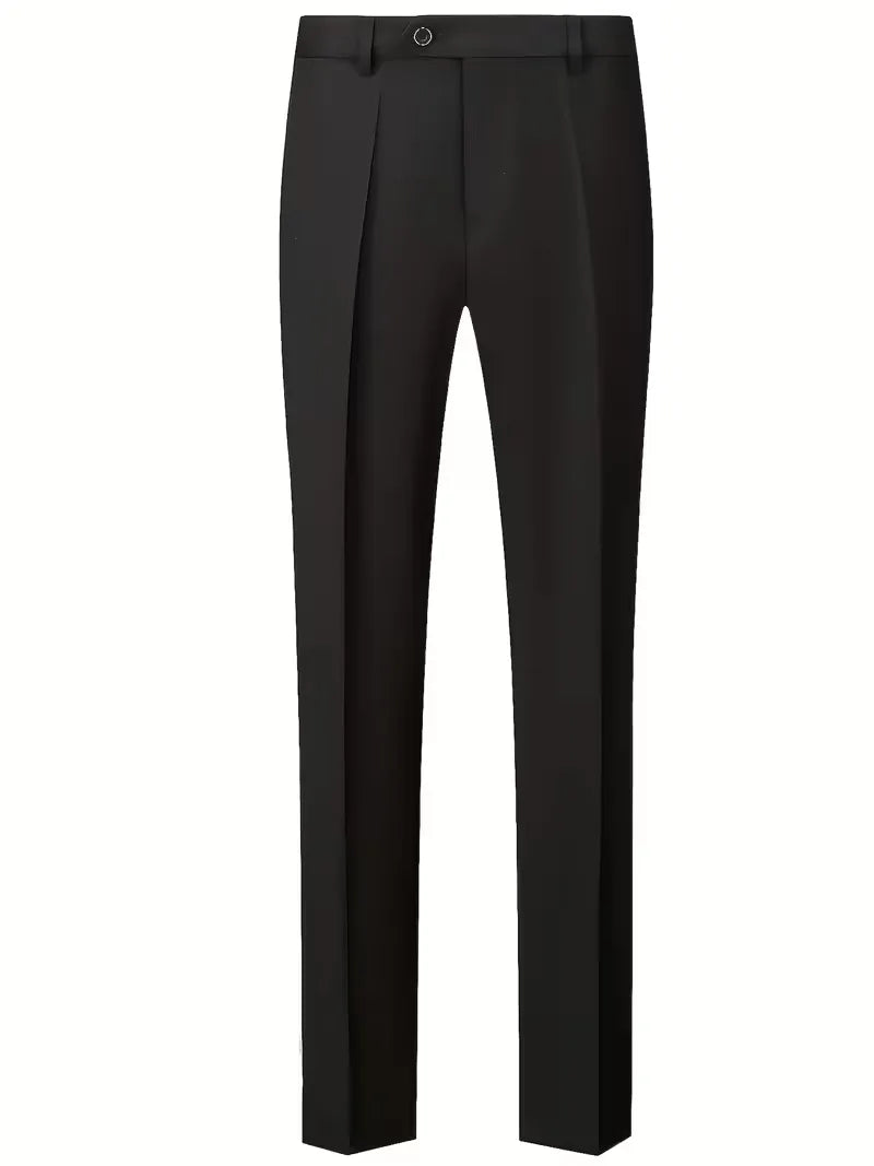 Slim Fit Driedelig Pak met Gilet en Notchkraag voor Heren