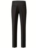 Slim Fit Driedelig Pak met Gilet en Notchkraag voor Heren