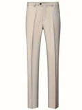 Slim Fit Driedelig Pak met Gilet en Notchkraag voor Heren