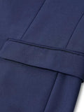 Slim Fit Driedelig Pak met Gilet en Notchkraag voor Heren