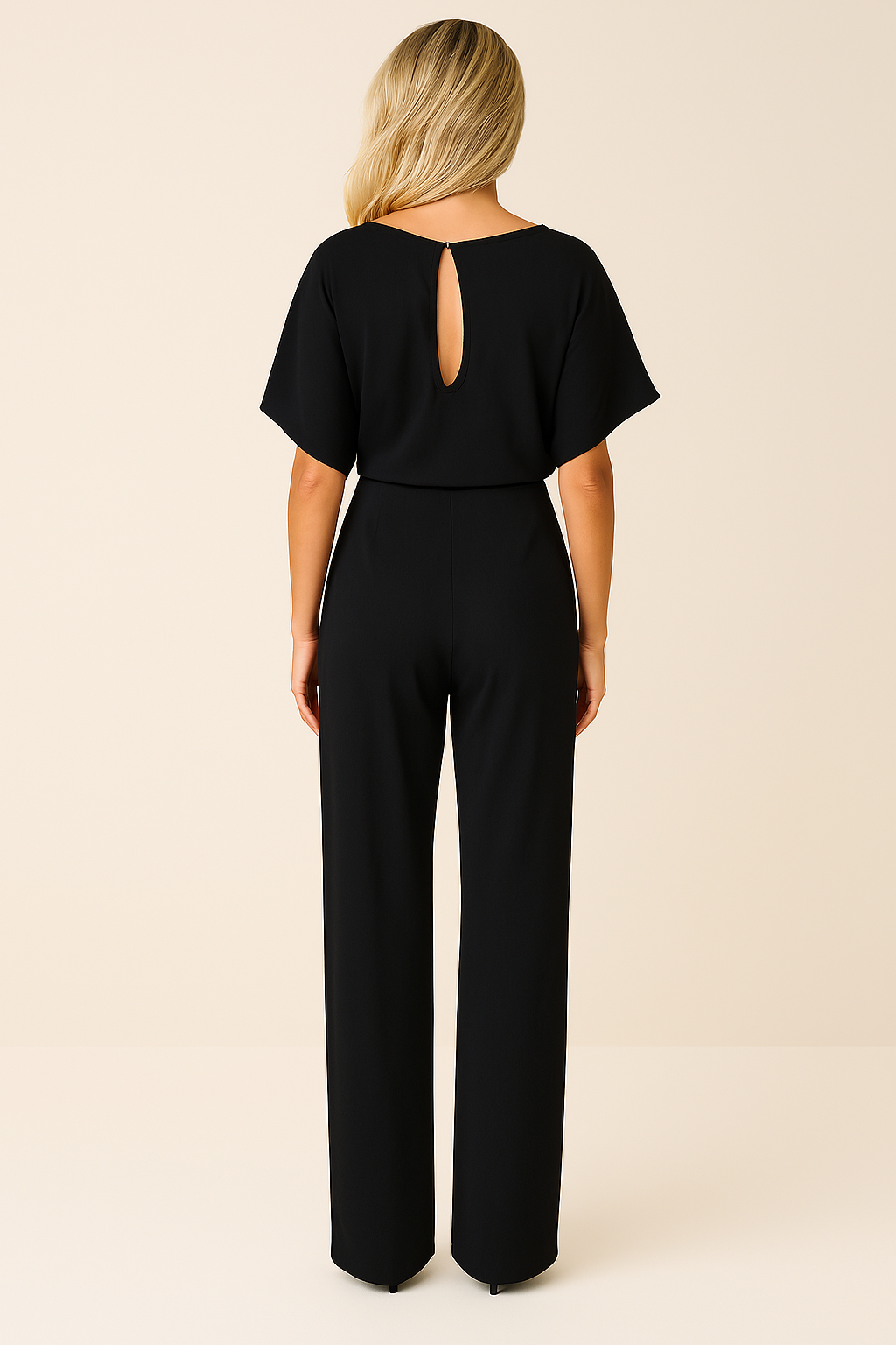 Korte Mouw Jumpsuit voor Dames