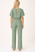 Korte Mouw Jumpsuit voor Dames
