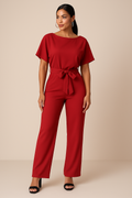 Korte Mouw Jumpsuit voor Dames