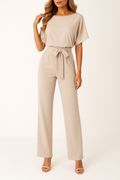 Korte Mouw Jumpsuit voor Dames