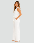 Wide Leg Broekpak met Overslag voor Dames