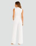 Wide Leg Broekpak met Overslag voor Dames