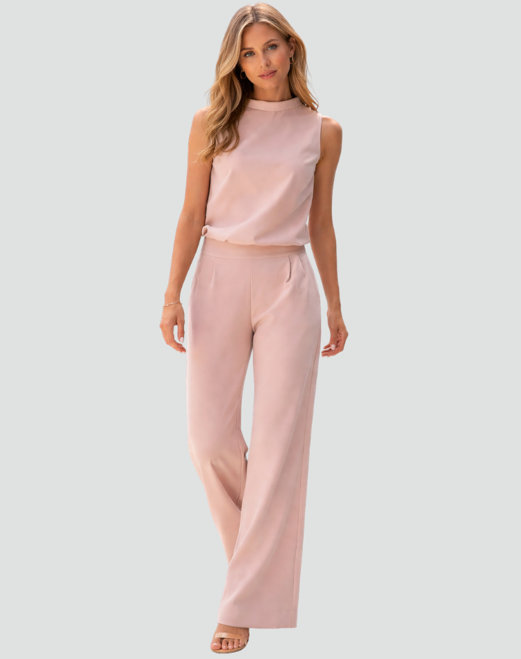 Broekpak met Wijde Pijp Broek voor Dames