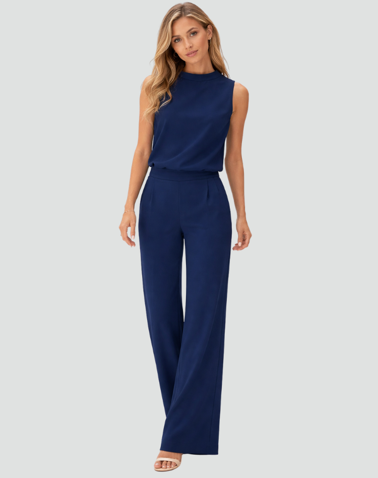 Broekpak met Wijde Pijp Broek voor Dames