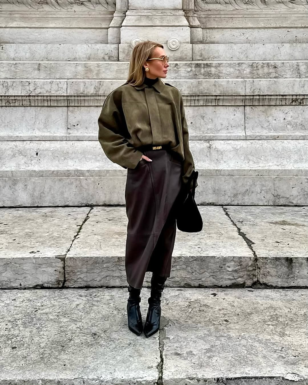 Suède Overshirt met Ritssluiting voor Dames