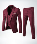 Slim Fit Driedelig Pak met Gilet voor Heren