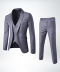 Slim Fit Driedelig Pak met Gilet voor Heren