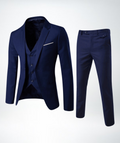 Slim Fit Driedelig Pak met Gilet voor Heren