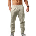 Linnen Rechte Pantalon voor Heren