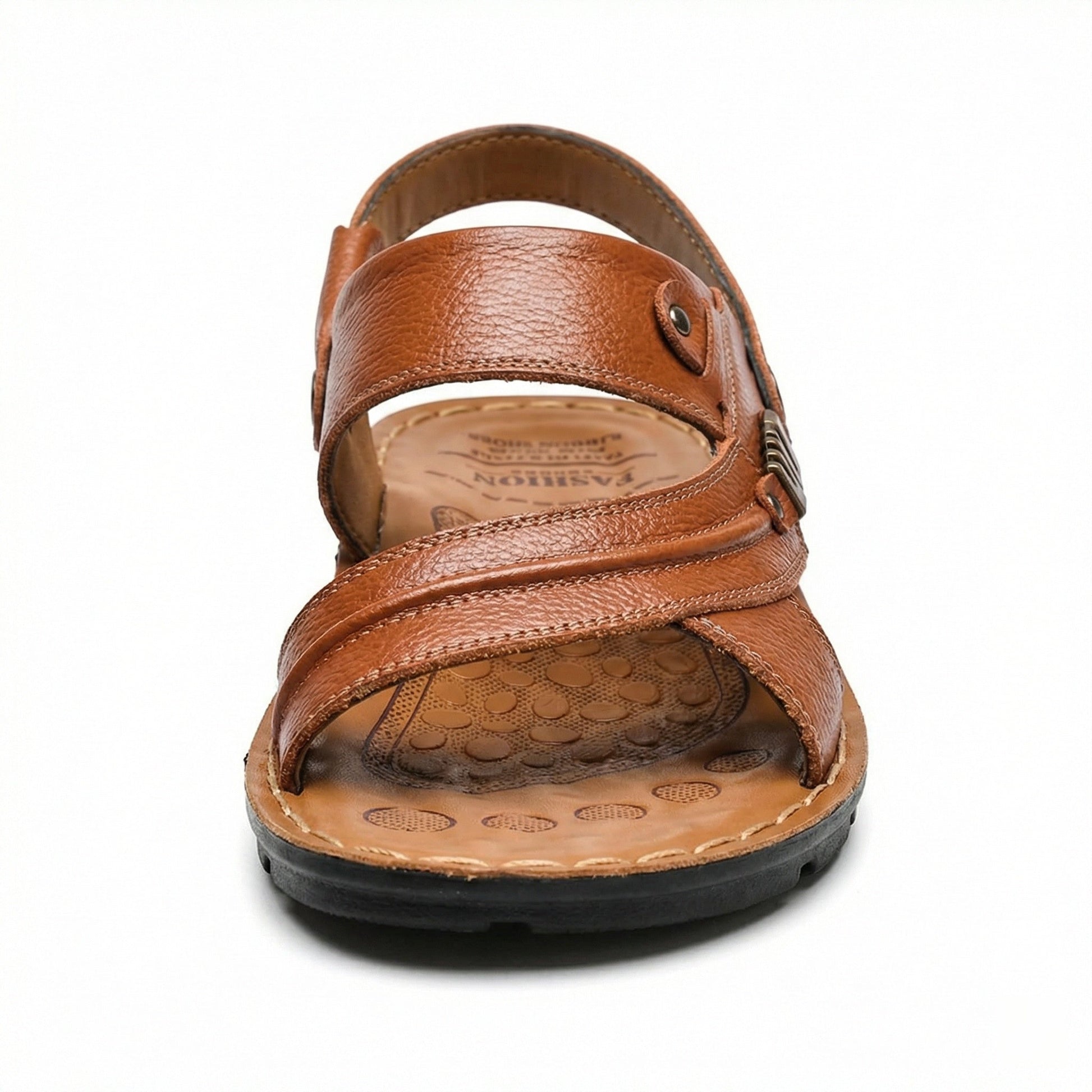 Giulio | Open Teen Sandalen met Verstelbare Gespen voor Heren