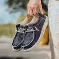Geweven Lace-Up Loafers voor Heren