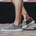 Geweven Lace-Up Loafers voor Heren