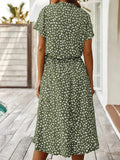 Polka Dot Shirt Dress met Trekkoord voor Dames
