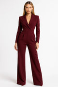 Wide Leg V-Hals Jumpsuit voor Dames