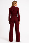 Wide Leg V-Hals Jumpsuit voor Dames