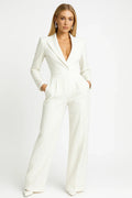 Wide Leg V-Hals Jumpsuit voor Dames