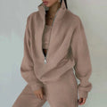 Noor | Half-Zip Fleece Lounge Set voor Dames