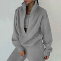 Noor | Half-Zip Fleece Lounge Set voor Dames