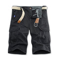 Belted Cargo Korte Broek met Flap-Zakken voor Heren