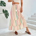 Freya | Boho A-Lijn Maxi Rok met Strikdetail voor Dames