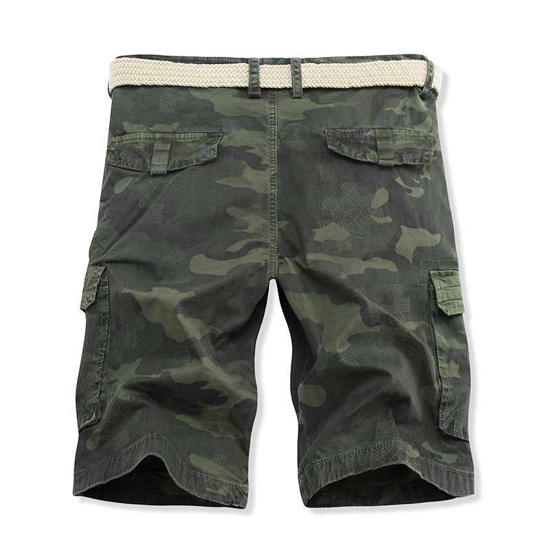 Camo Cargo Korte Broek met Steekzakken voor Heren
