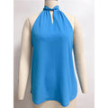 Mouwloze Halternek Blouse met Cut-Out voor Dames