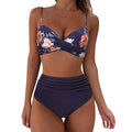 High-Waist Twist Bikiniset voor Dames