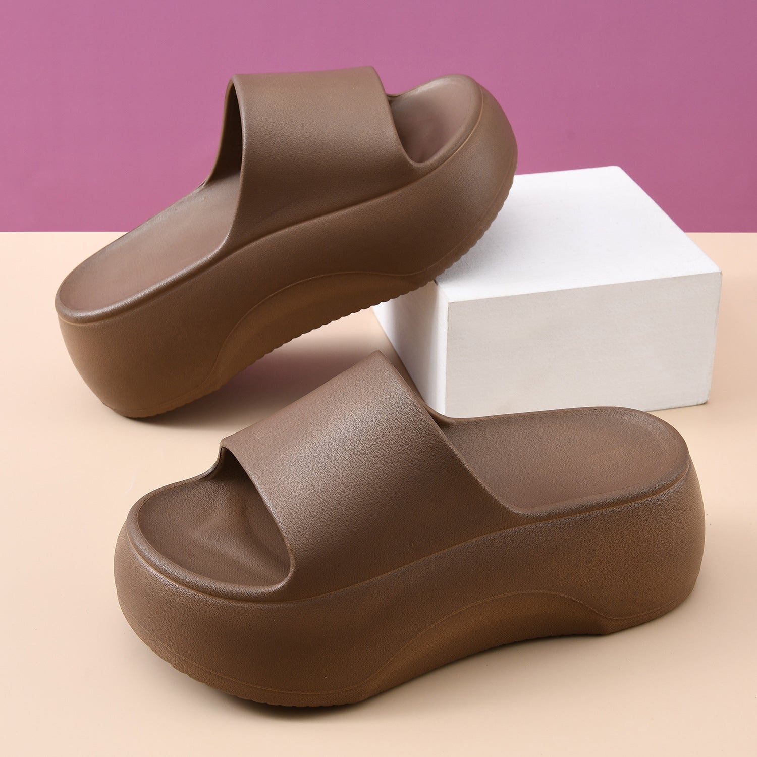 Platform Slip-On Sandalen voor Dames