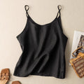 Lenia | Mouwloze Linnen Camisole Top voor Dames