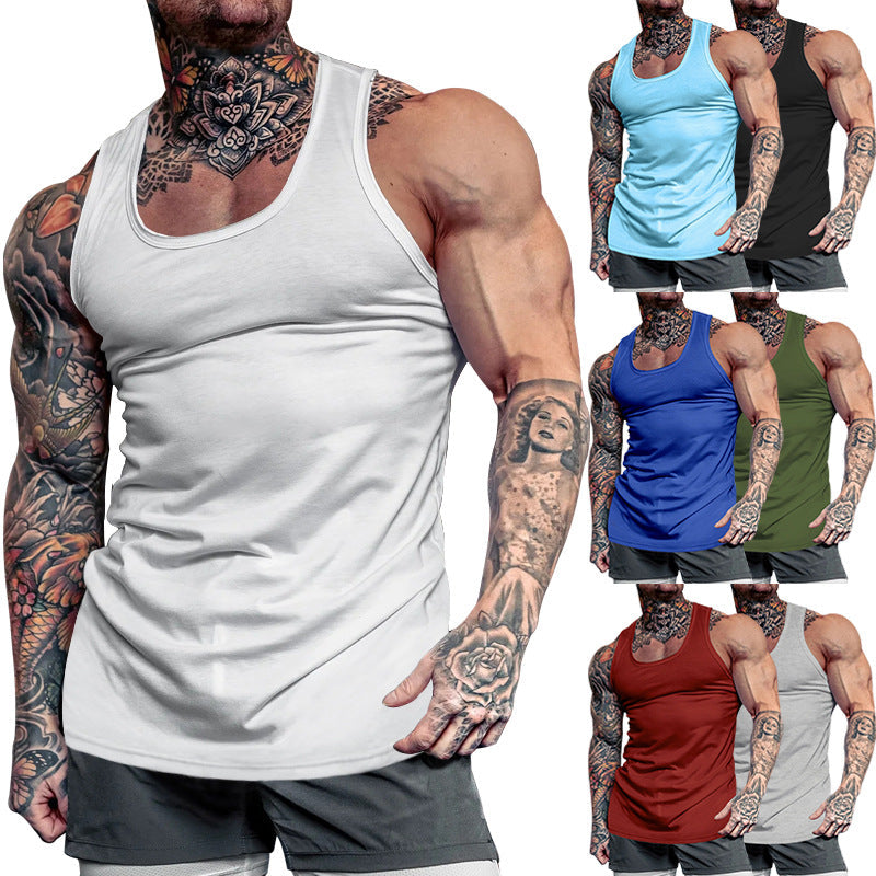 Mouwloze Fitness Tanktop voor Heren