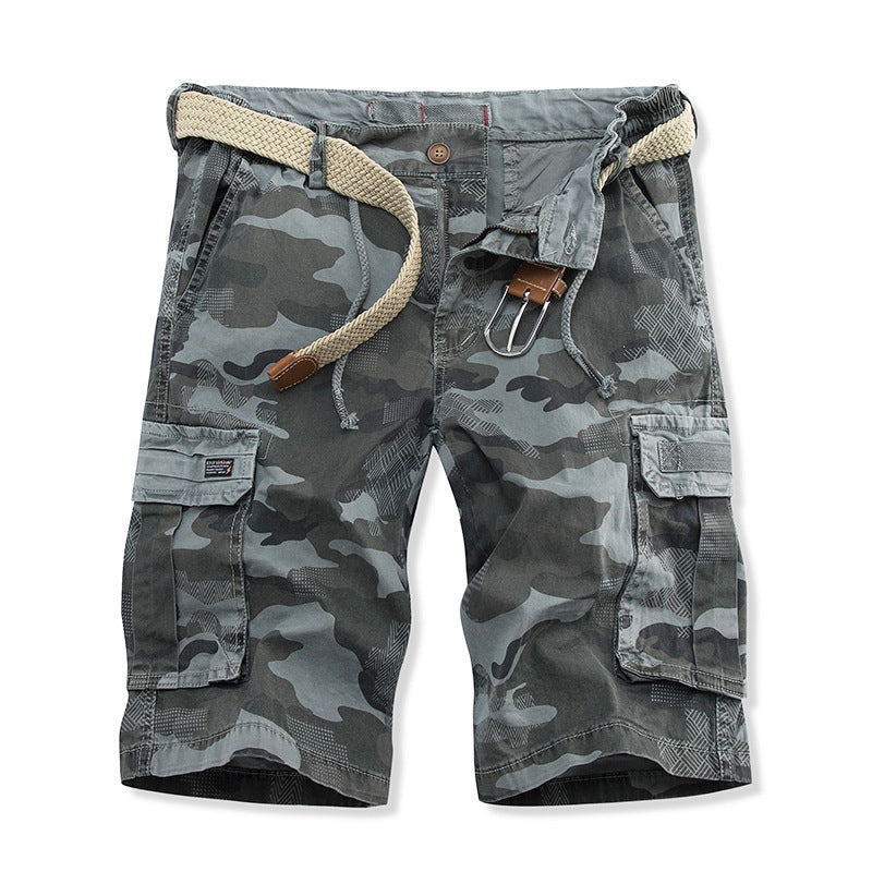 Camo Cargo Korte Broek met Steekzakken voor Heren
